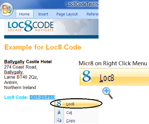 Micr8 in Microsoft Office Word